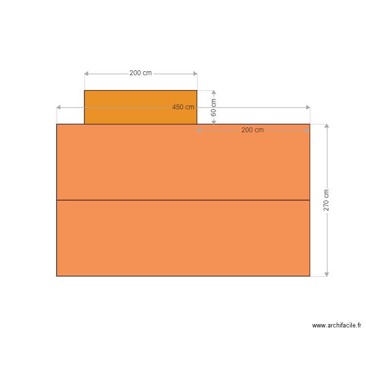toit dessus. Plan de 0 pièce et 0 m2
