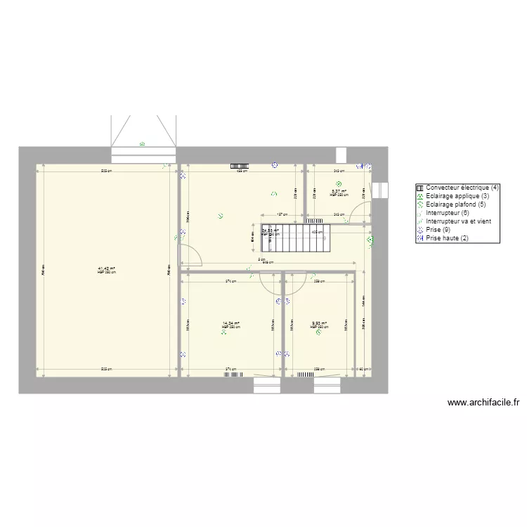 douilloux Etage ok. Plan de 