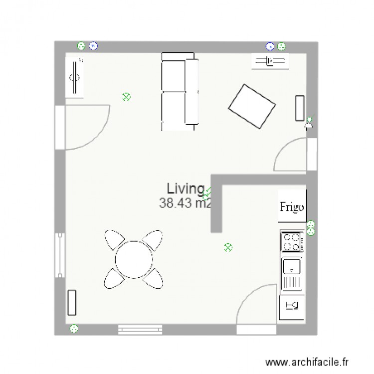 appart001. Plan de 0 pièce et 0 m2