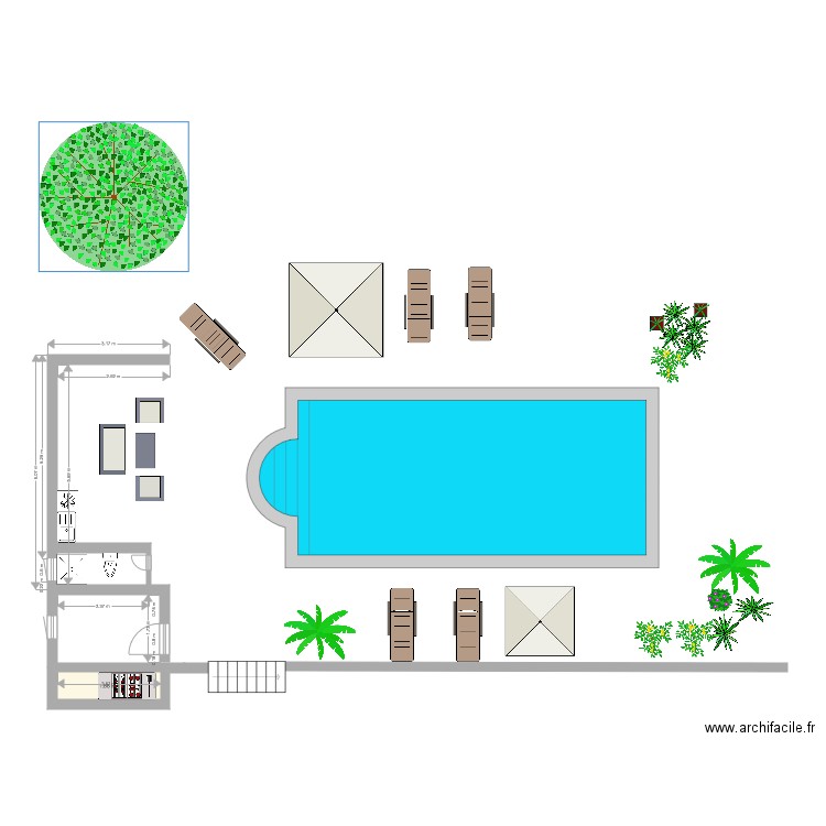 piscine2019. Plan de 0 pièce et 0 m2