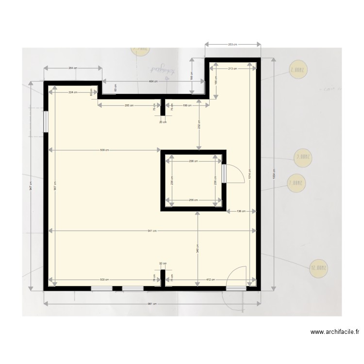 KAUFFMANN EXISTANT. Plan de 0 pièce et 0 m2