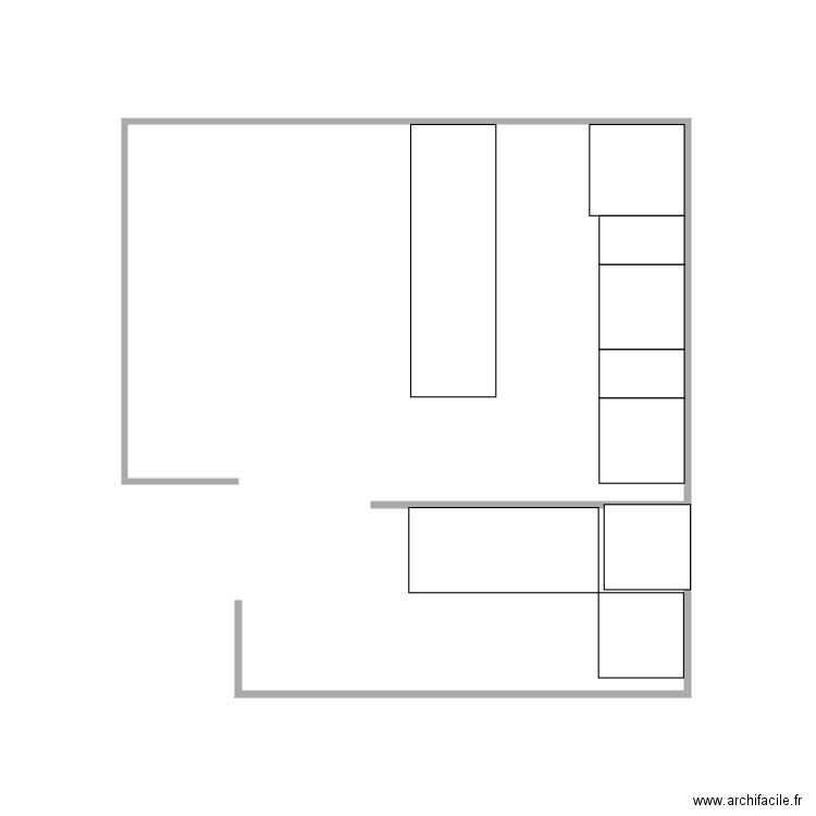 Cuisine a louer. Plan de 0 pièce et 0 m2