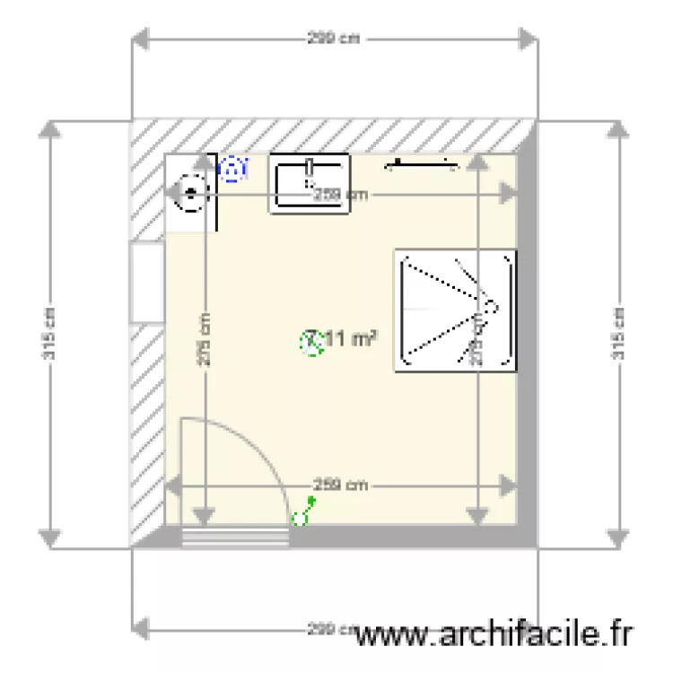 douche. Plan de douche. Plan de