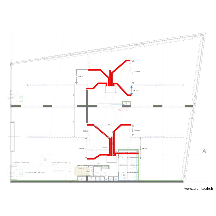 89W ventilatie aanvoer. Plan de 0 pièce et 0 m2