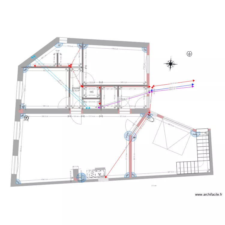 Evac et alim eau RDC 1. Plan de 