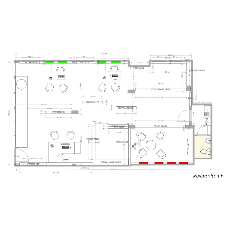 92 MESURES DEFINITIVES 5. Plan de 0 pièce et 0 m2