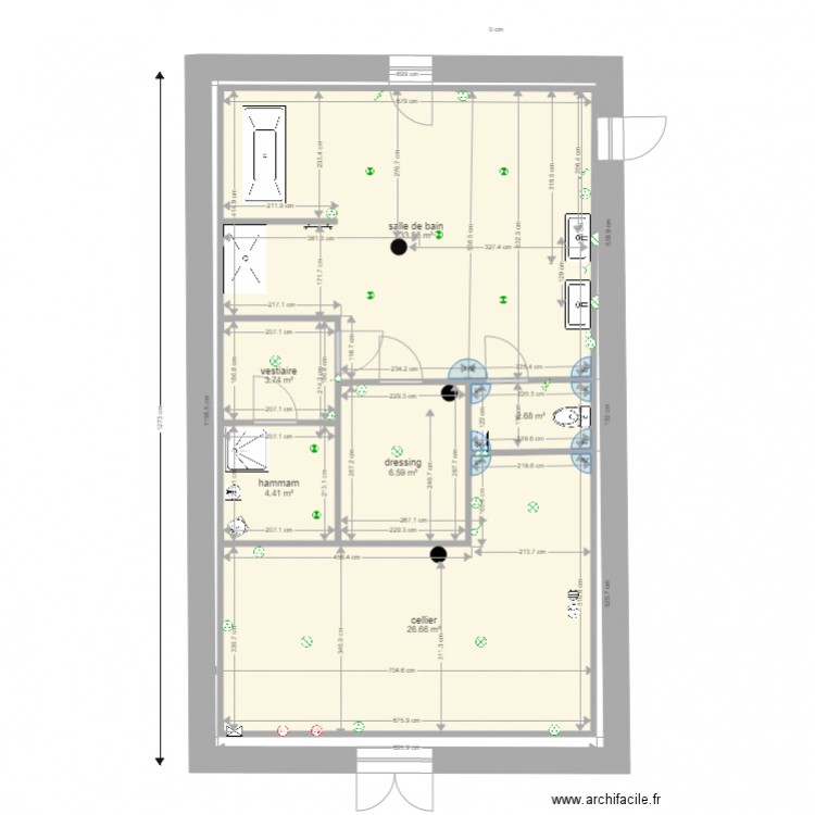 baignoire2. Plan de 0 pièce et 0 m2