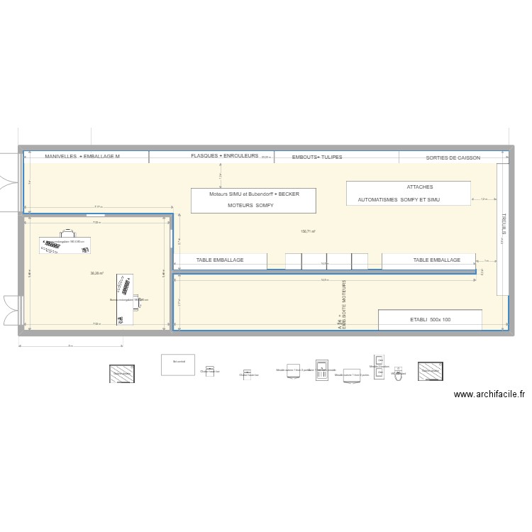 PLan sequestre 2-Guillaume 5. Plan de 4 pièces et 236 m2