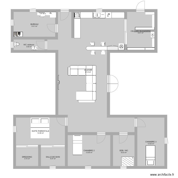 Villa Alidav. Plan de 0 pièce et 0 m2