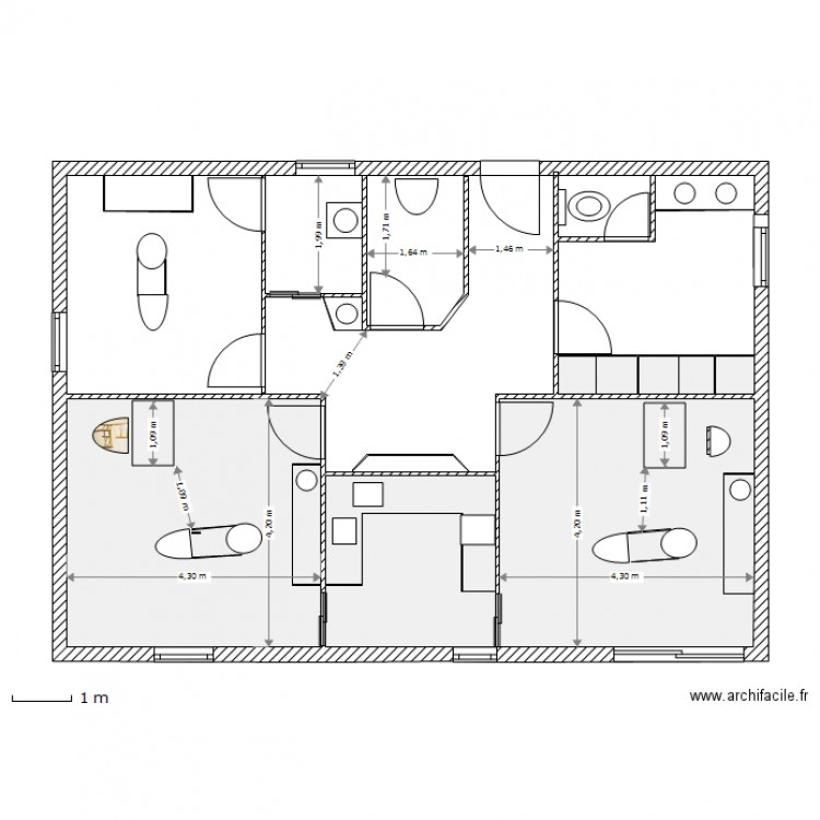 dr l'heritier 4-1. Plan de 0 pièce et 0 m2