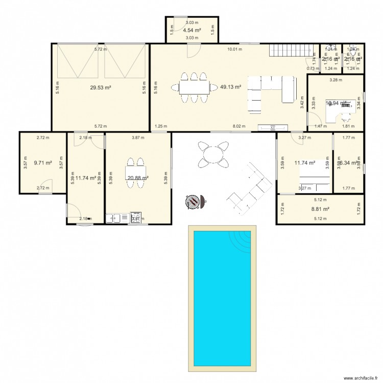 Projet Maison Gaelle. Plan de 0 pièce et 0 m2