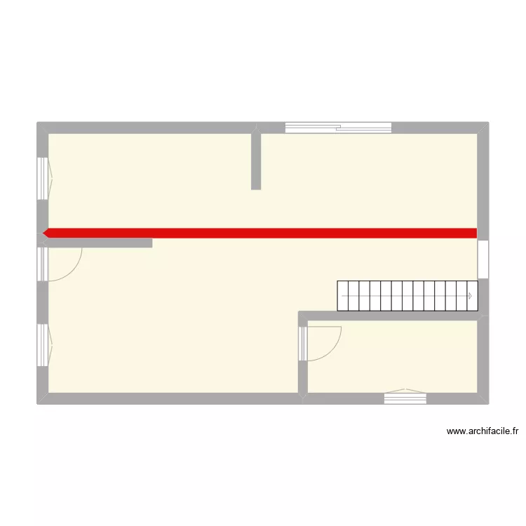 PIECE DE VIE. Plan de 