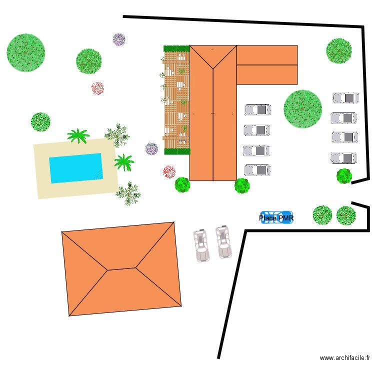 CHAI 3. Plan de 1 pièce et 132 m2