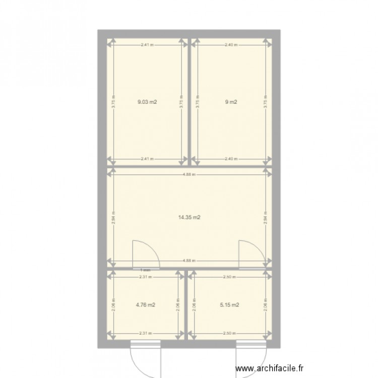 salle espion. Plan de 0 pièce et 0 m2