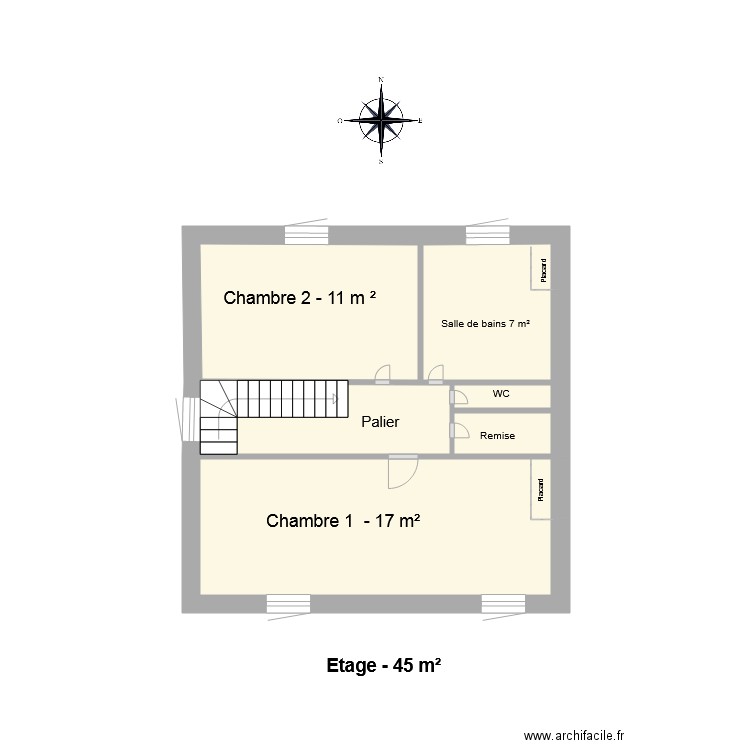 66G102402 ETAGE. Plan de 0 pièce et 0 m2