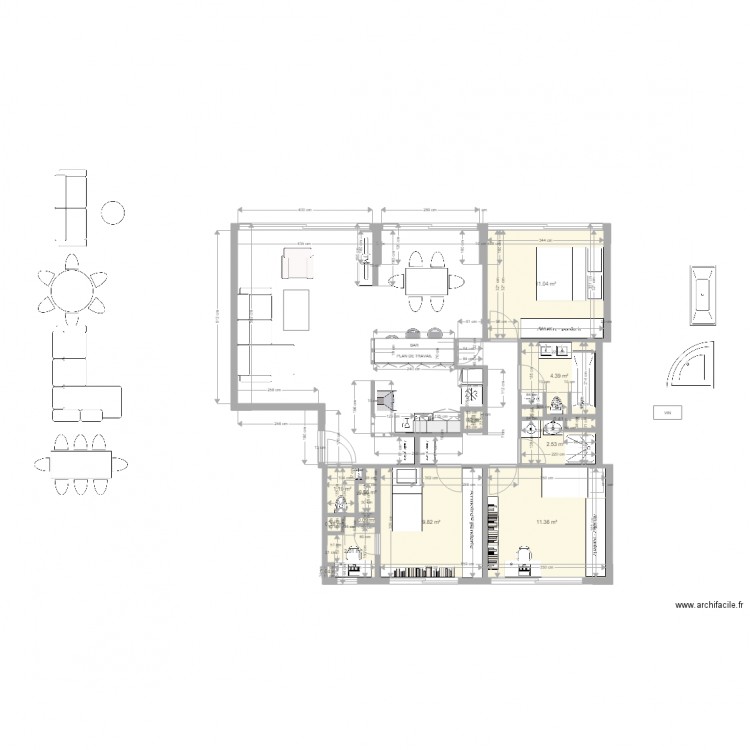 SQ P2C. Plan de 0 pièce et 0 m2