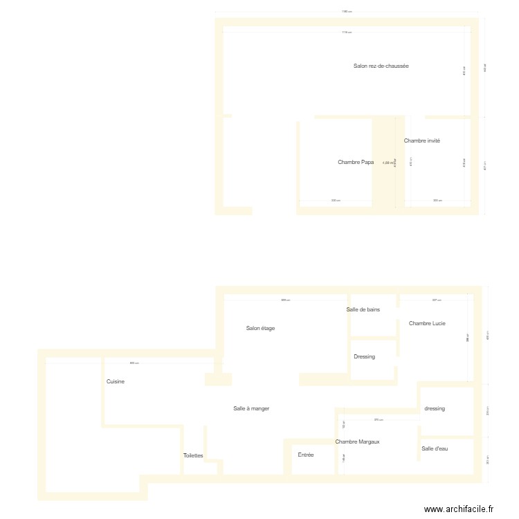 Maisonpapouisard. Plan de 0 pièce et 0 m2