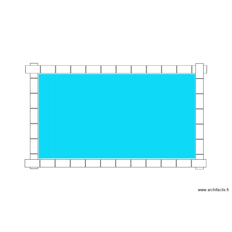 plan margelles piscine. Plan de 0 pièce et 0 m2