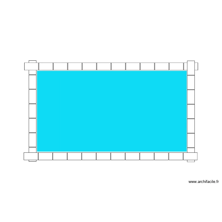plan margelles piscine. Plan de 