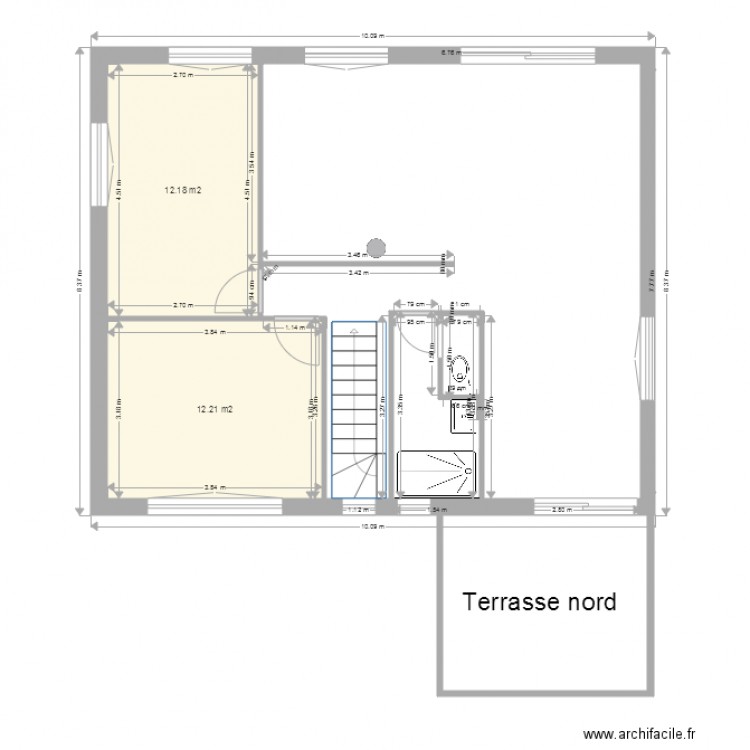 plan étage 1. Plan de 0 pièce et 0 m2