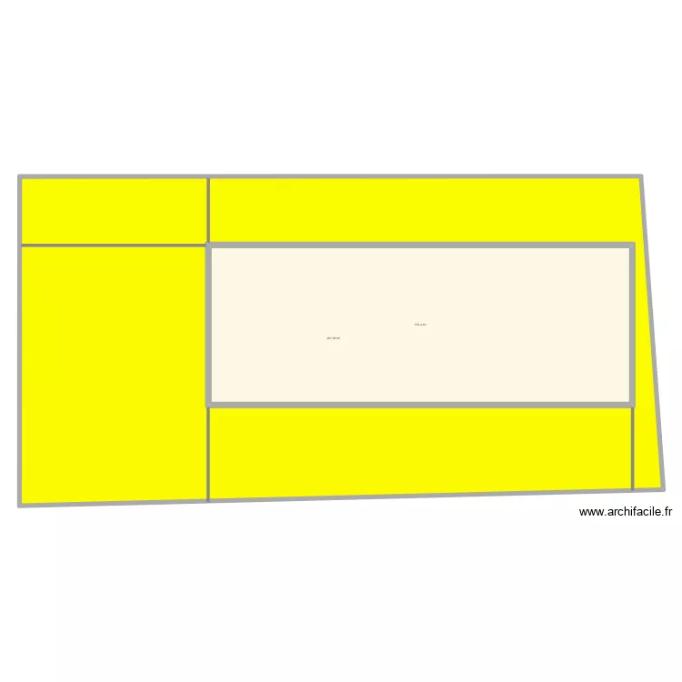plan jeremy davaye. Plan de 2  et 732 m²