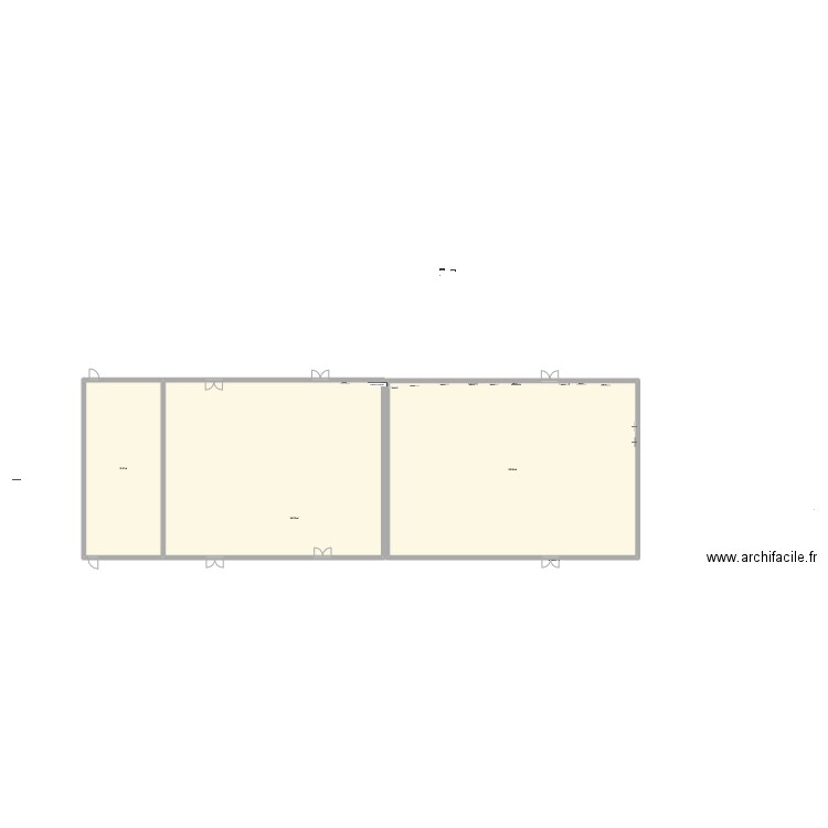 ECFM. Plan de 3 pièces et 648 m2
