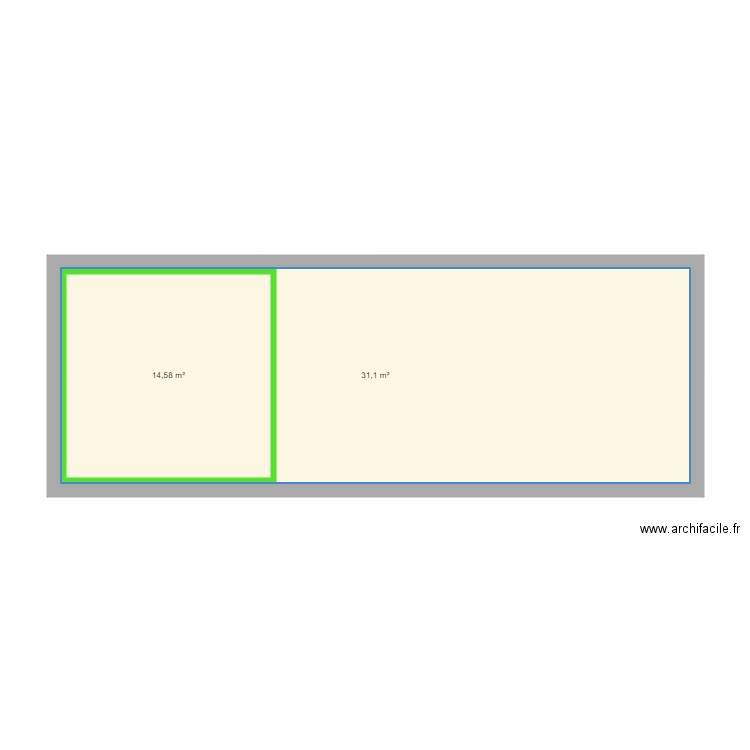 COMBLE 1. Plan de 0 pièce et 0 m2