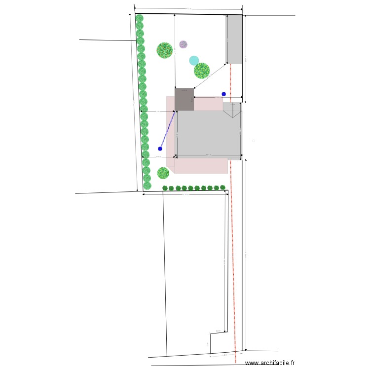 PLAN DE MASSE ECHELLE. Plan de 0 pièce et 0 m2