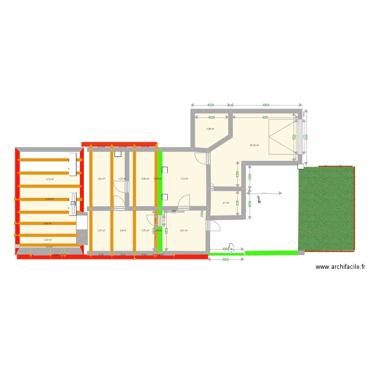 tonnara CHARPENTE demi toit. Plan de 0 pièce et 0 m2