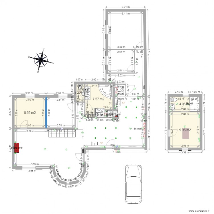 agrandissement cuisine 15 CE bas 2. Plan de 0 pièce et 0 m2