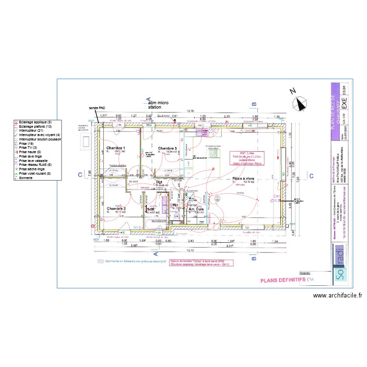 plan elec fauvarque. Plan de 0 pièce et 0 m2