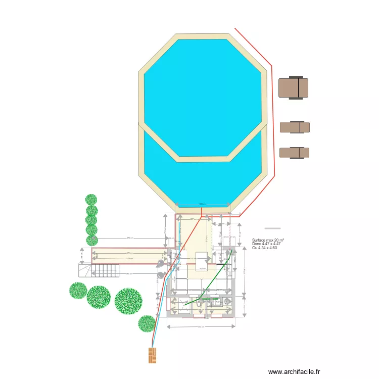 Epina Pool House et cave 3. Plan de Epina Pool House et cave 3. Plan de