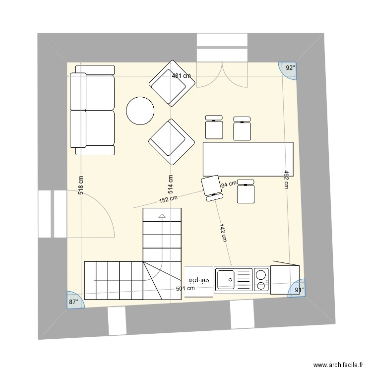 Bergerie ET0-1.3. Plan de 0 pièce et 0 m2