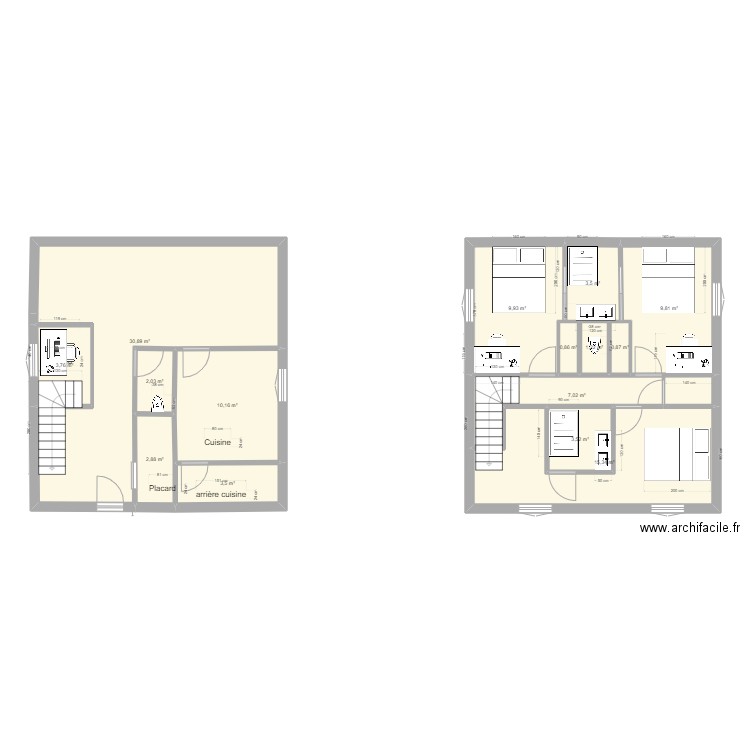 maison 3. Plan de 0 pièce et 0 m2