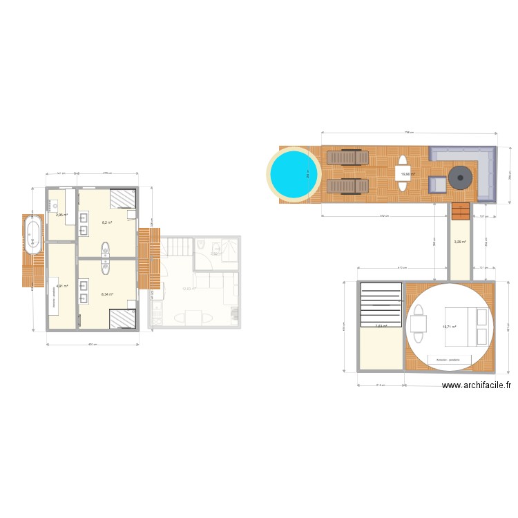 vdef. Plan de 0 pièce et 0 m2