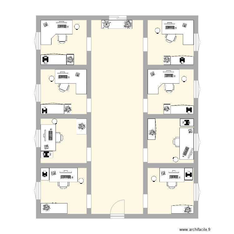 study room. Plan de 0 pièce et 0 m2