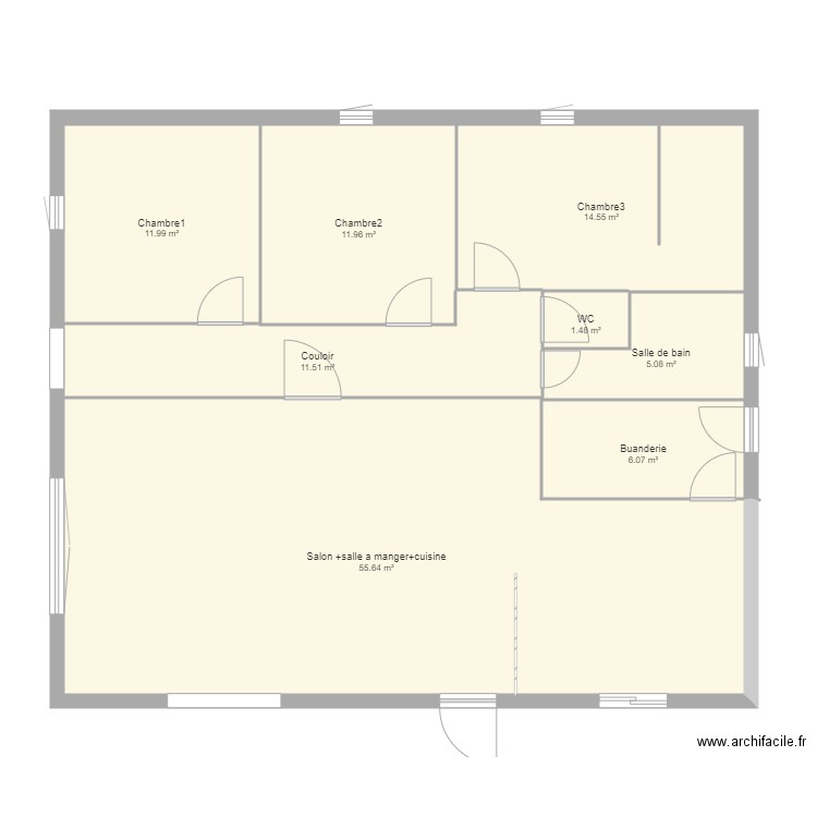 g serre. Plan de 0 pièce et 0 m2