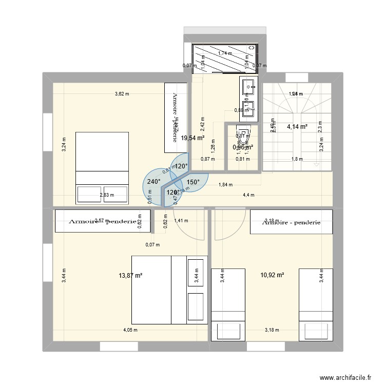 ROCHER. Plan de 0 pièce et 0 m2