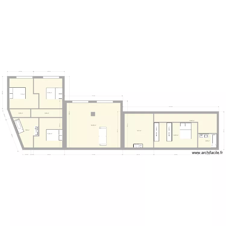 MAISON Modifiée. Plan de MAISON Modifiée. Plan de