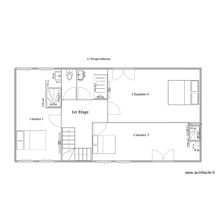 1 etage prosper . Plan de 1 etage prosper . Plan de
