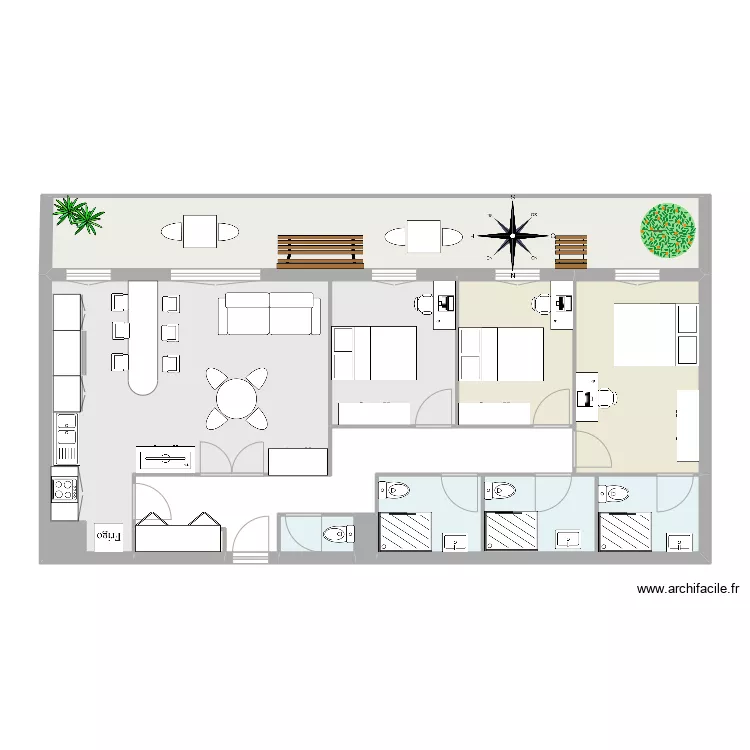 EZNACK - LOCATIF. Plan de 