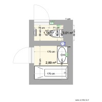 Cauderan Salle de bain WC électricité existant