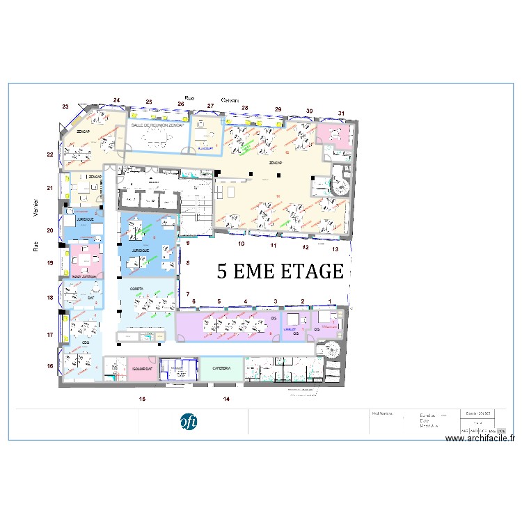 PlanV17. Plan de 136 pièces et 3172 m2