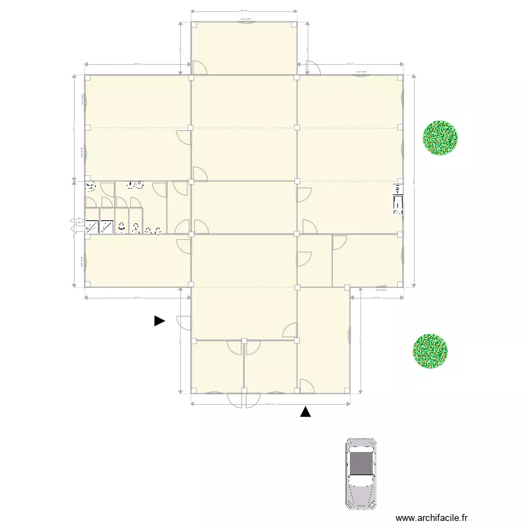 Siamu Ch&ecirc;naie. Plan de 