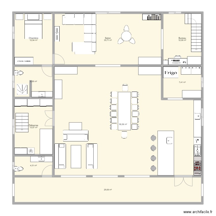 Maison Mangily 08 août 2022. Plan de 9 pièces et 209 m2