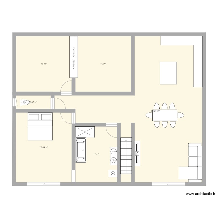 Plan. Plan de 0 pièce et 0 m2