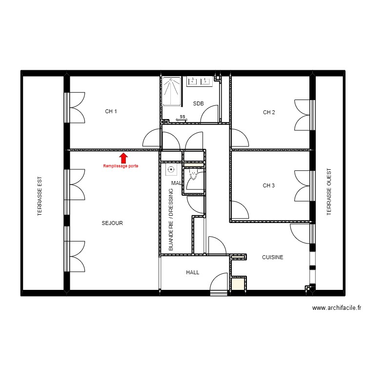 BUSSON PROJET. Plan de 0 pièce et 0 m2