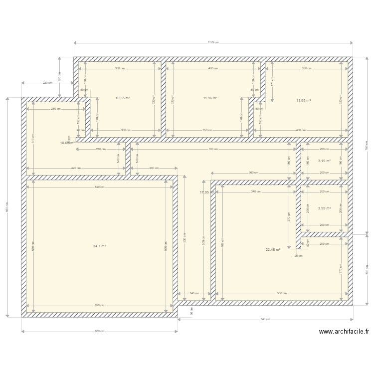 Lossogoungou072022b. Plan de 9 pièces et 127 m2
