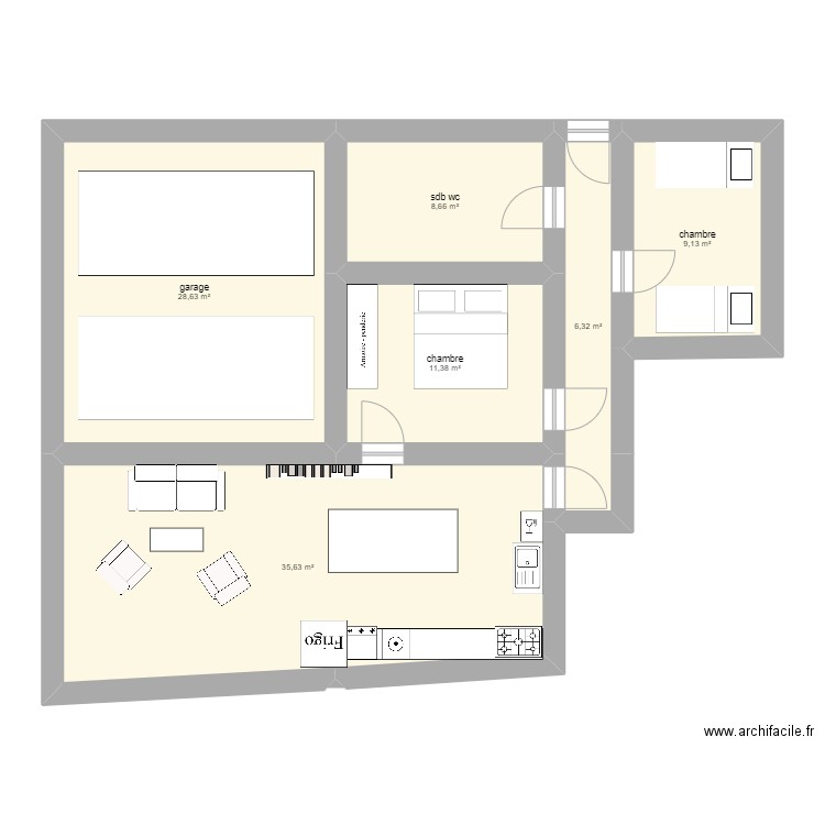 gardien montastruc. Plan de 0 pièce et 0 m2