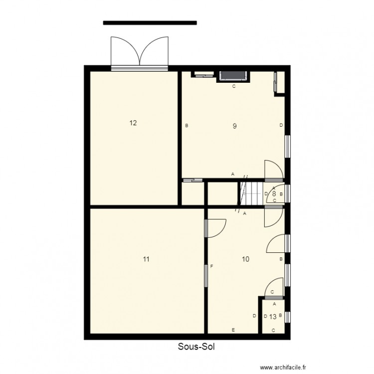 174499 THIEBAUT Plomb. Plan de 0 pièce et 0 m2